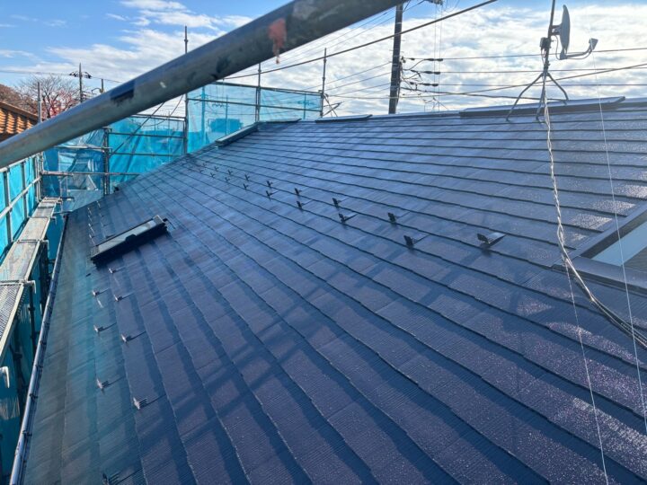 青梅市　Ａ様邸　屋根塗装工事