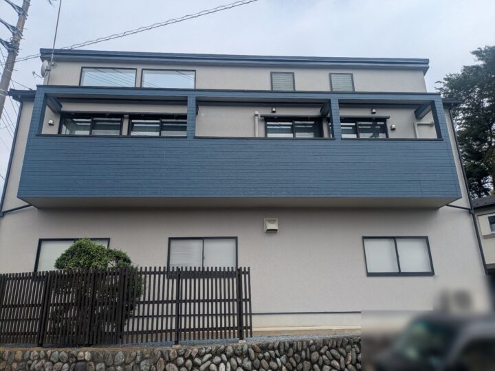 八王子市　Ｏ様邸　屋根カバー・外壁塗装工事